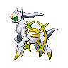 Normal Arceus front sprites