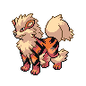 Arcanine front sprites
