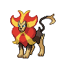 Male Pyroar front sprites