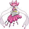 Mega Diancie back sprites