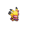 Pikachu Pop Star back sprites