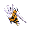 Mega Beedrill back sprites