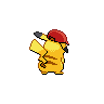 Unova Cap Pikachu back sprites