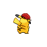 Kalos Cap Pikachu back sprites