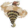 Gigantamax Sandaconda back sprites
