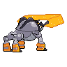 Iron Boulder back sprites