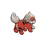 Hisuian Growlithe back sprites