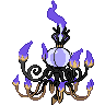 Mega Chandelure back sprites