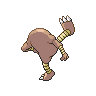 Hitmonlee back sprites