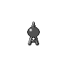 Unown A back sprites