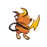 Raichu back sprites
