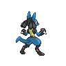 Lucario back sprites