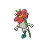 Red Floette back sprites