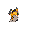 Pikachu Ph.D. back shiny sprites