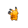 Cosplay Pikachu back shiny sprites