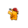 Original Cap Pikachu back shiny sprites