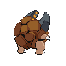 Alolan Golem back shiny sprites