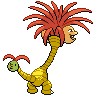 Alolan Exeggutor back shiny sprites