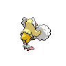Pom-pom Oricorio back shiny sprites