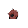 Yellow Meteor Minior back shiny sprites