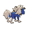 Dusk Lycanroc back shiny sprites