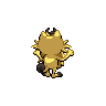 Galarian Meowth back shiny sprites