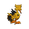 Galarian Zapdos back shiny sprites
