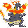 Gigantamax Charizard back shiny sprites