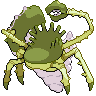 Gigantamax Kingler back shiny sprites