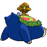 Gigantamax Snorlax back shiny sprites