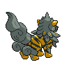 Hisuian Arcanine back shiny sprites