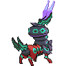 Mega Scolipede back shiny sprites