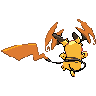 Mega Raichu Y back shiny sprites