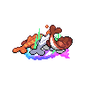 Mega Droopy Tatsugiri back shiny sprites