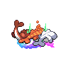 Mega Stretchy Tatsugiri back shiny sprites