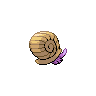 Omanyte back shiny sprites