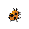 Ledyba back shiny sprites