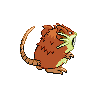 Raticate back shiny sprites