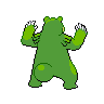 Ursaring back shiny sprites