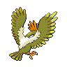 Fearow back shiny sprites
