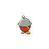 Seedot back shiny sprites