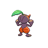 Nuzleaf back shiny sprites