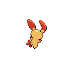 Plusle back shiny sprites
