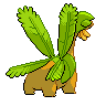 Tropius back shiny sprites