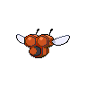 Combee back shiny sprites