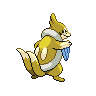 Floatzel back shiny sprites