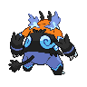 Emboar back shiny sprites