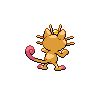 Meowth back shiny sprites