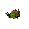 Venipede back shiny sprites