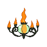 Chandelure back shiny sprites